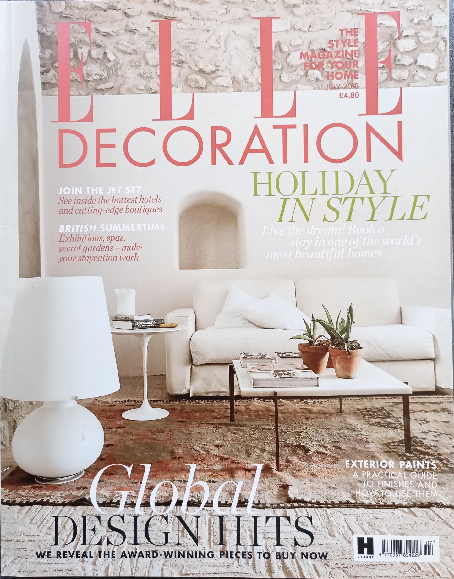Elle Decoration Magazine - July 2018