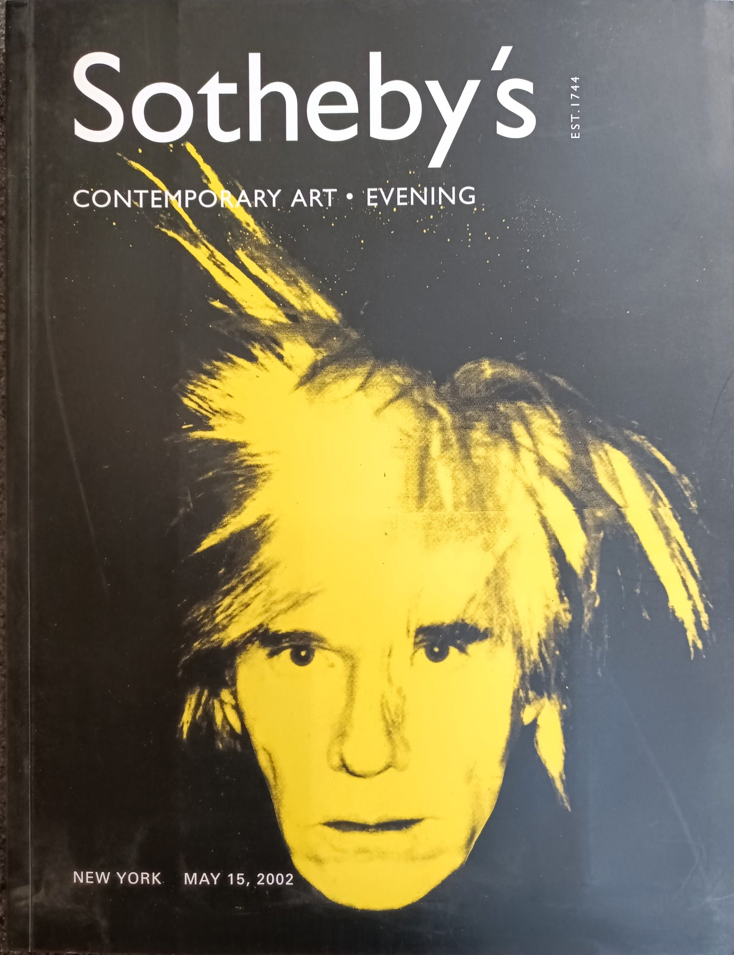 Sothebys Auction Catalogue - Contemporary Art - May 15th 2002