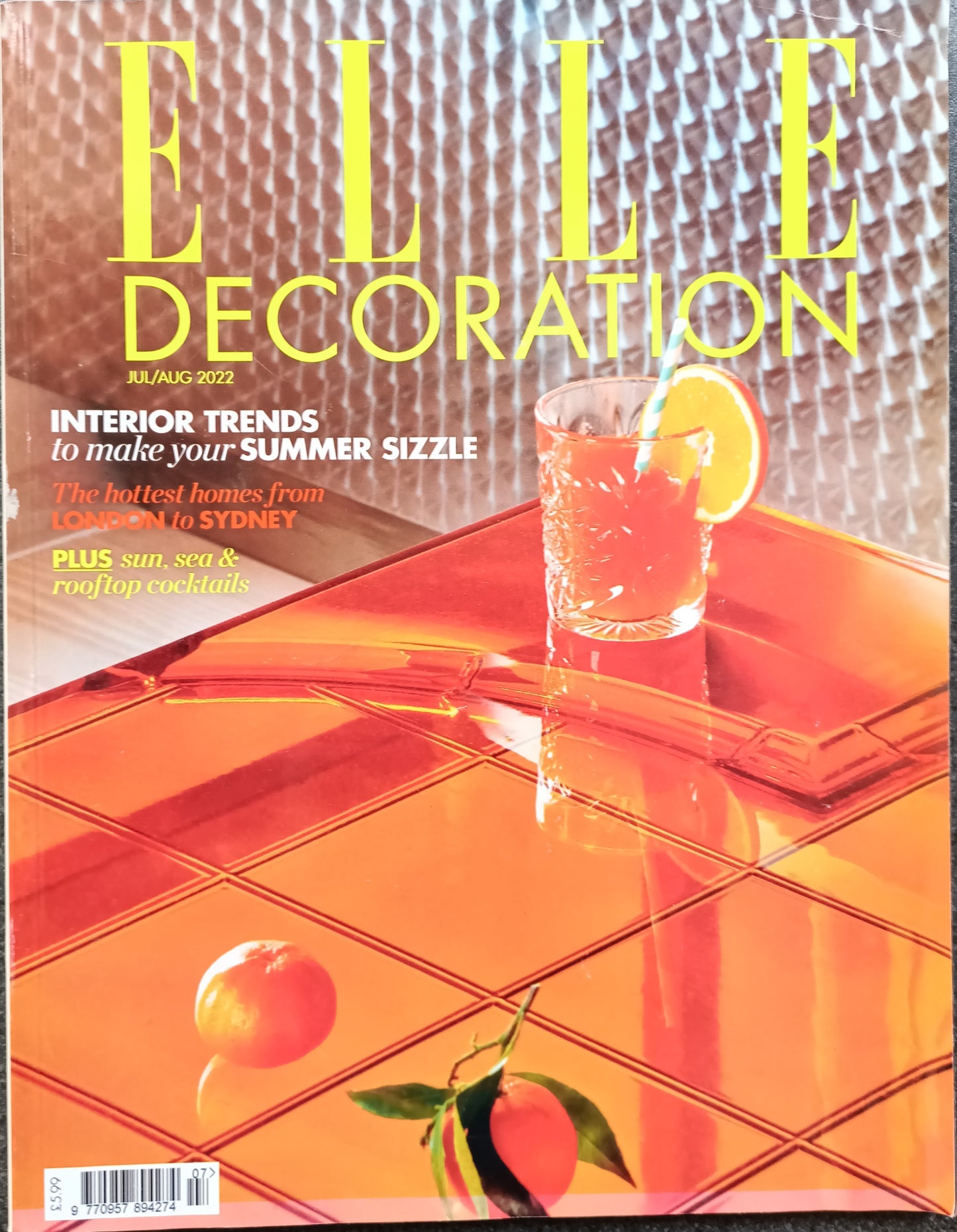 Elle Decoration Magazine - July/August 2022